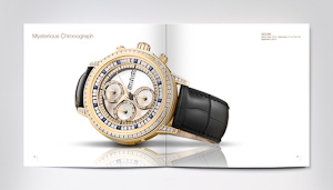 Photographie et retouches créatives catalogue horlogerie | Manufacture Quinting Genève.