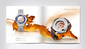 Design catalogue horlogerie Pages 32 - 33 | Manufacture Quinting Genève.